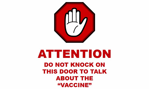 Vaccine Trespassing Notice