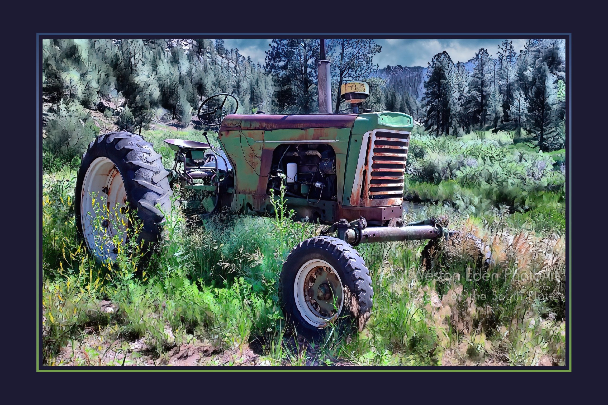Tractor on the South Platte